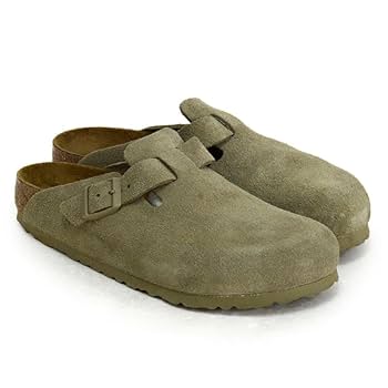 BIRKENSTOCK ビルケンシュトック ボストン スエード サンダル 26 ビルケンシュトック ボストン チャンキー スエードレザー